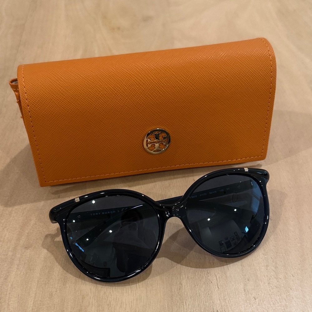 Tory Burch Sunglasses with Bold Orange Case